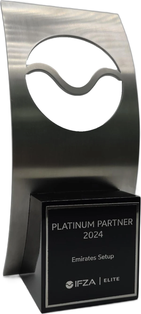 IFZA Platinum Partner Award von EmiratesSetup
